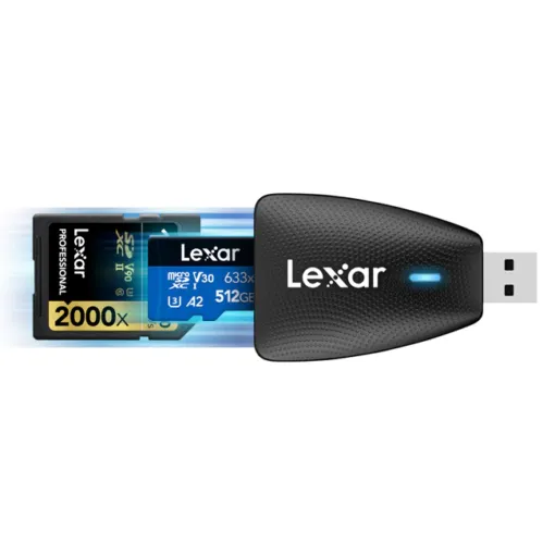 Đầu đọc thẻ nhớ Lexar Multi – Card 2 – in – 1 – USB 3.1 – Tốc độ 312MB/s