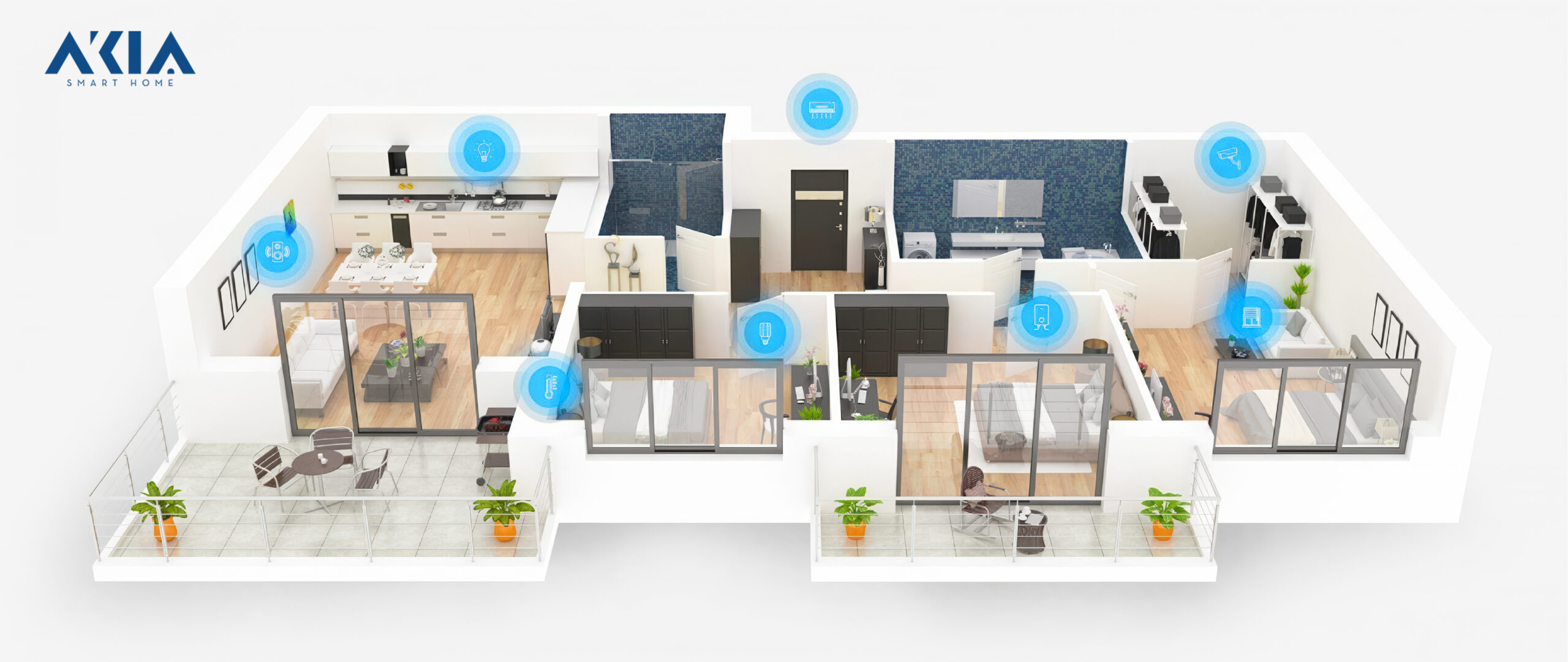 Biệt Thư Thông Minh Mang Đến Sự Tiện Nghi, An Toàn Và Tiết Kiệm Cho Không Gian Sống Nhỏ.