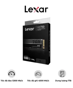 Ổ cứng SSD Lexar NM760 M.2 2280 Gen4x4 NVMe - 1TB