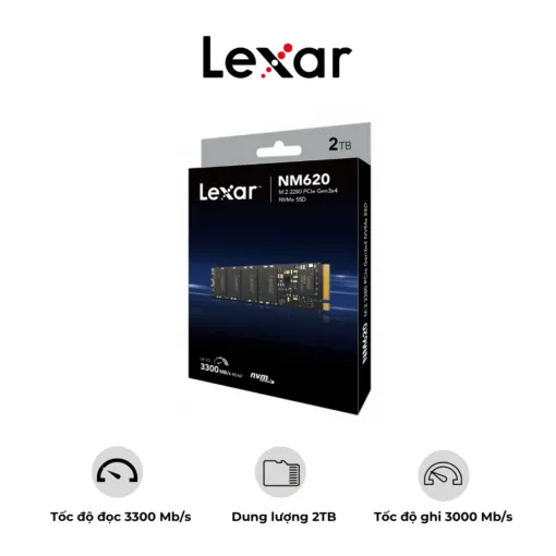 Ổ CỨNG SSD LEXAR NM620 2TB M.2 2280 PCIE