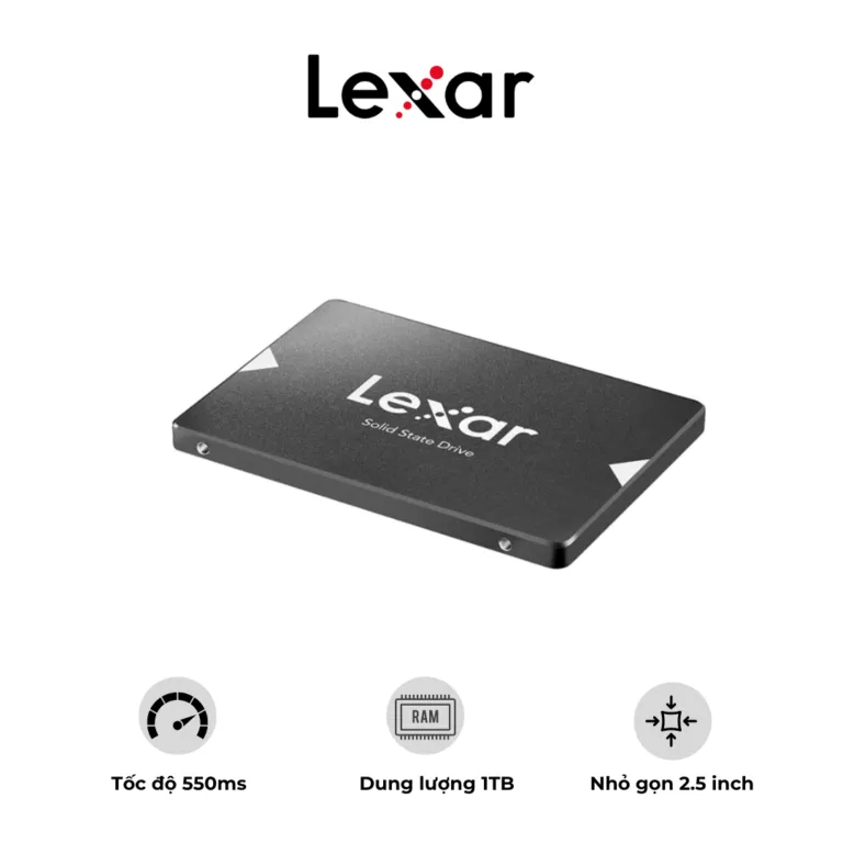 Ổ cứng SSD LEXAR NS100 1TB 2.5 inch SATA III LNS100-1TRB | AKIA