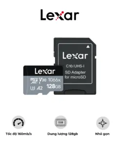 Thẻ nhớ Lexar Professional 1066x SDXC, 128Gb