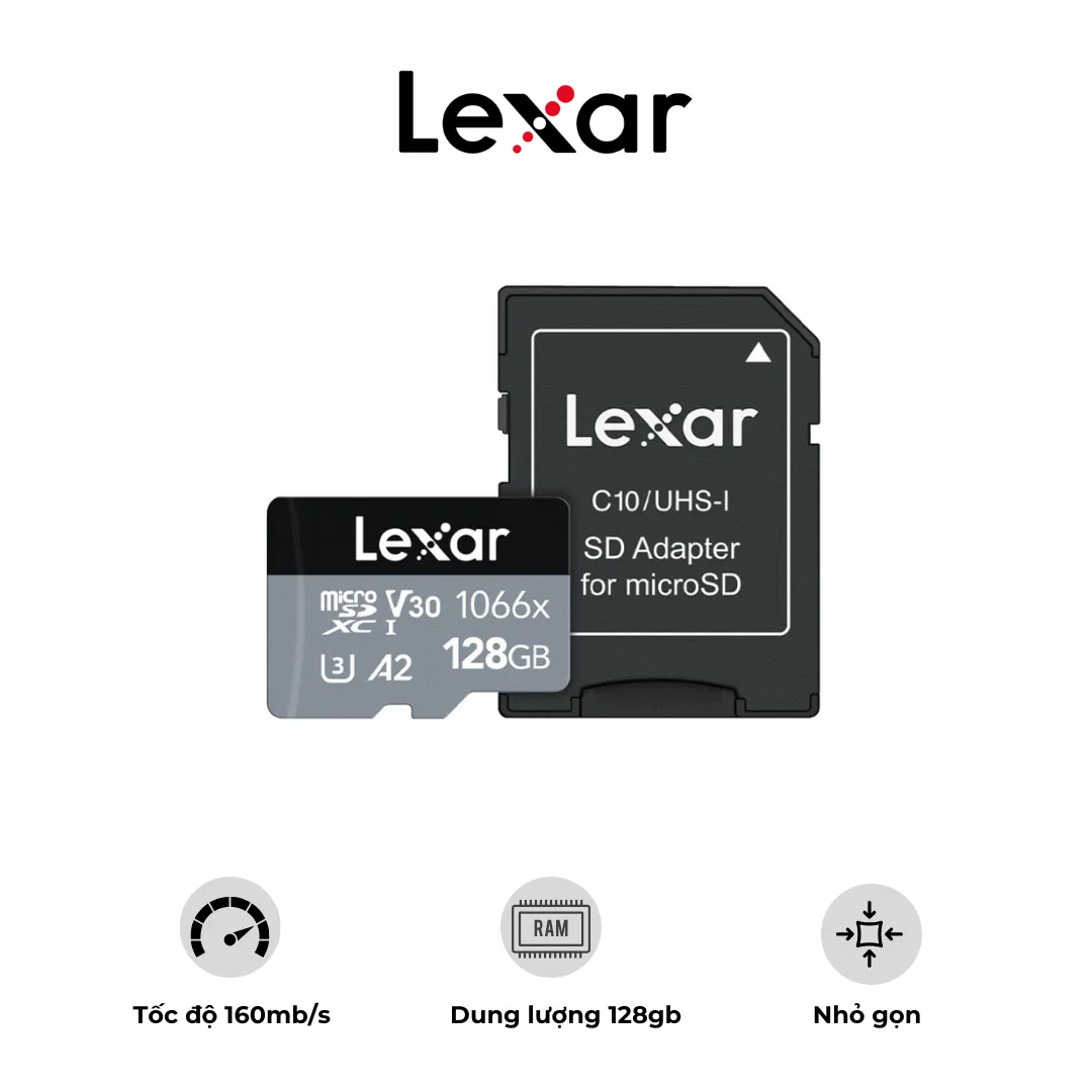 Thẻ nhớ Lexar Professional 1066x SDXC, 128Gb