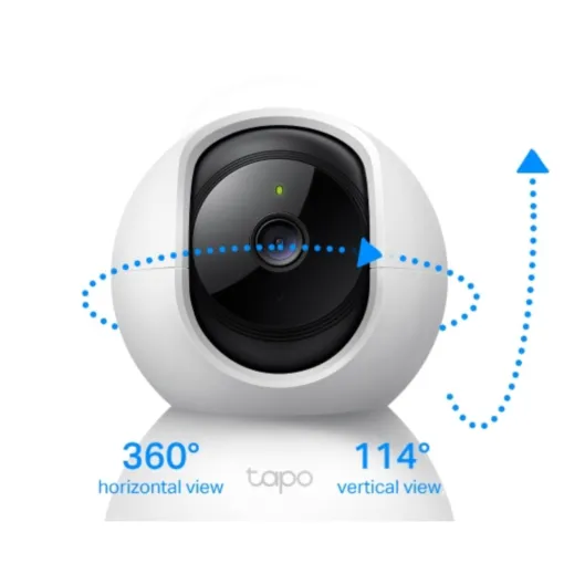 Camera Wi-Fi an ninh gia đình quay quét Tapo C200C