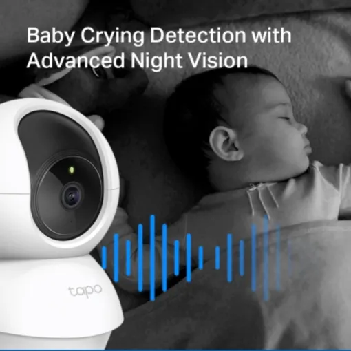 Camera Wi-Fi an ninh gia đình quay quét Tapo C200C