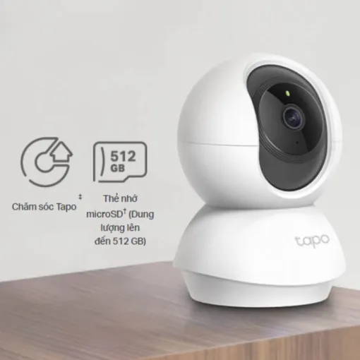 Camera Wi-Fi an ninh gia đình quay quét Tapo C200C