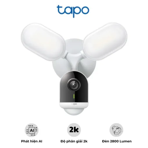 Camera Ngoài Trời TP – Link Tapo C720 – Đèn pha 2800 Lumens – Độ phân giải 2K QHD