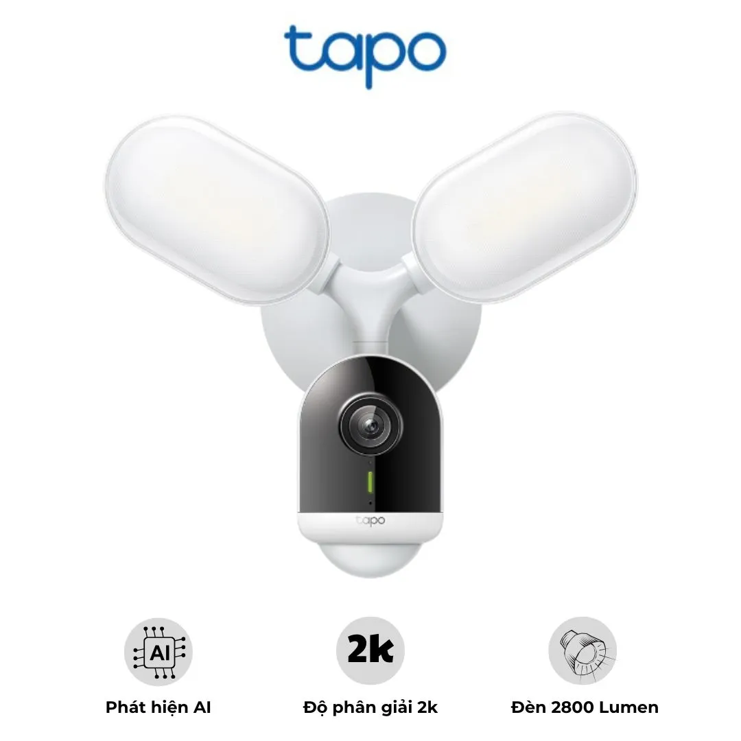 Camera Ngoài Trời TP – Link Tapo C720 – Đèn pha 2800 Lumens – Độ phân giải 2K QHD