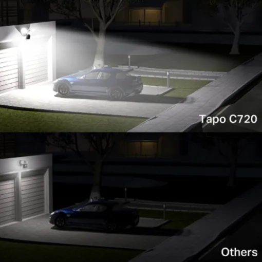 Camera Ngoài Trời TP – Link Tapo C720 – Đèn pha 2800 Lumens – Độ phân giải 2K QHD