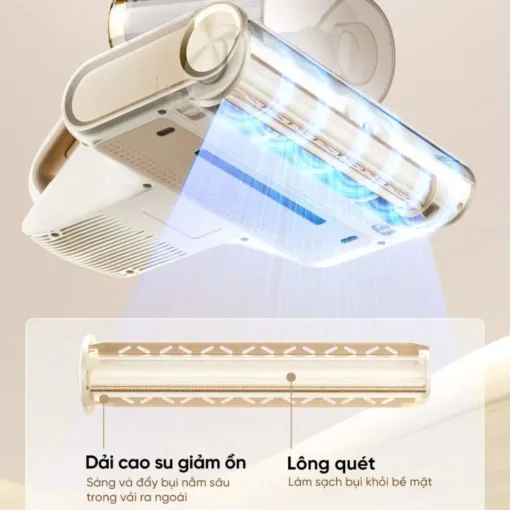 Máy hút bụi giường nệm Dreame D20 Pro – Công suất 520W – Lực hút 15.500 Pa