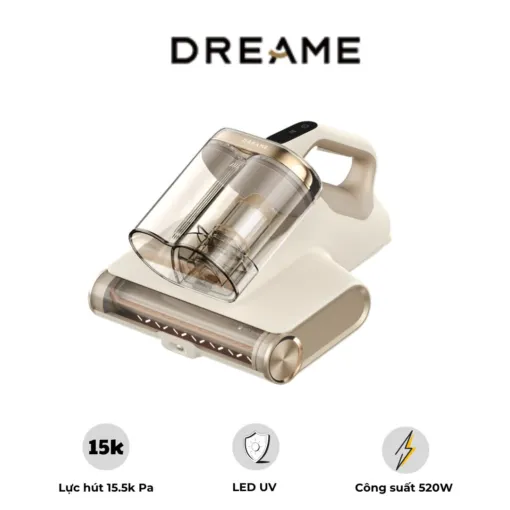 Máy hút bụi giường nệm Dreame D20 Pro – Công suất 520W – Lực hút 15.500 Pa