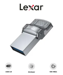 USB Lexar JumpDrive Dual Drive D35C 128GB - Type-C/Type-A (USB 3.0)