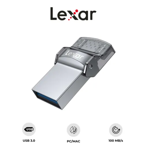 USB Lexar JumpDrive Dual Drive D35C 128GB - Type-C/Type-A (USB 3.0)