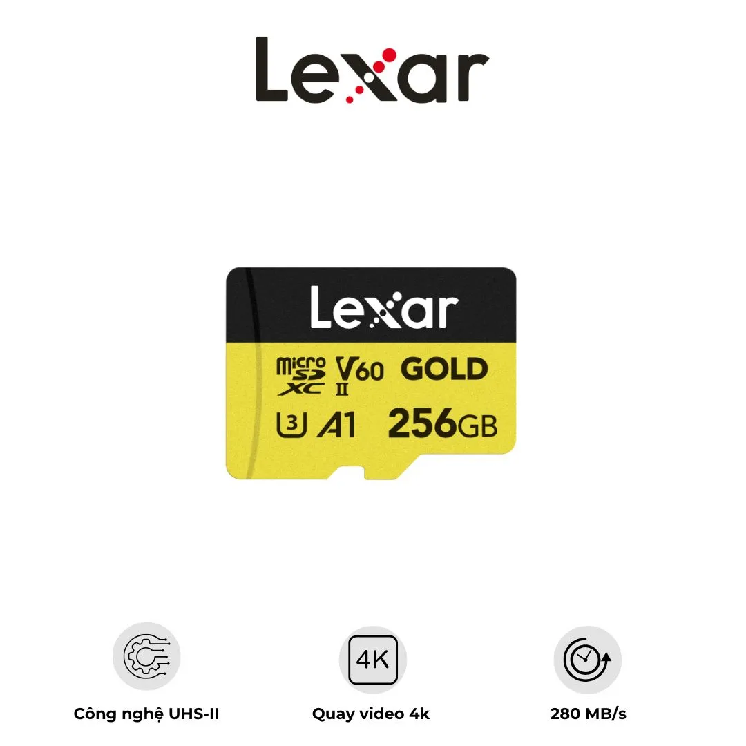 Thẻ nhớ Lexar Professional Gold microSDXC UHS-II