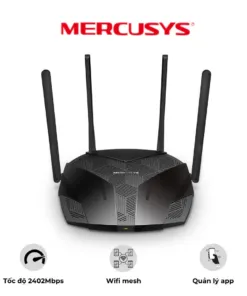 Router Wi-Fi 6 băng tần kép Mercusys MR80X – AX3000