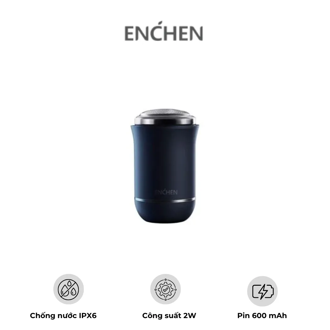 Máy cạo râu Enchen Traveller – Thiết kế nhỏ gọn – Lưỡi cắt sắc bén