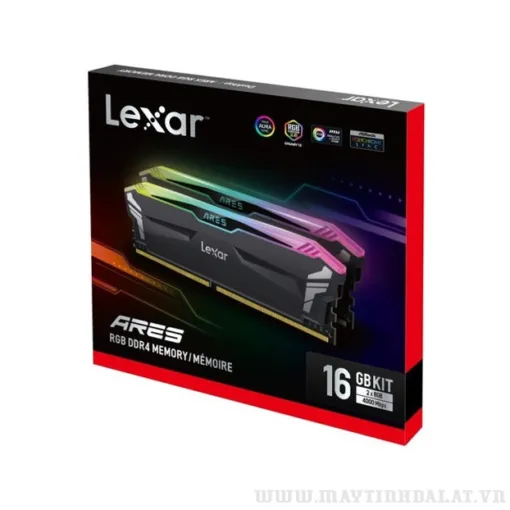 RAM Lexar Ares RGB DDR4 16GB ( 2x8GB) Bus 3600 - ĐEN