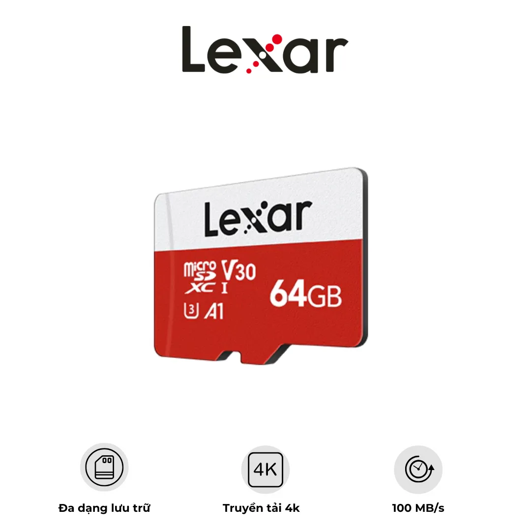 Thẻ nhớ Lexar E-Series MicroSD Card, kèm Adapter