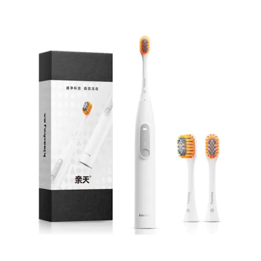 Bàn chải điện sóng siêu âm Kissday K1 – Công nghệ SpeedTek, Đầu bàn chải 3 lớp, Pin 60 ngày