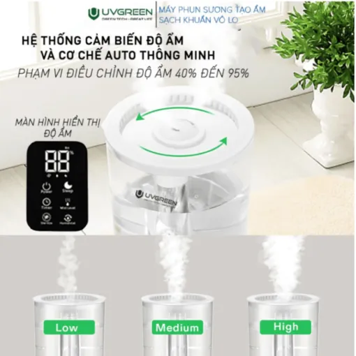 Máy phun sương tạo độ ẩm không UVGREEN KH100/KH200