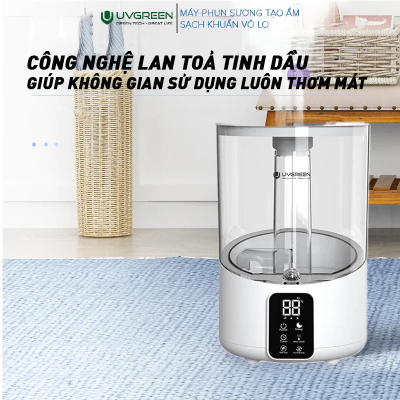 Máy Phun Sương Tạo Độ Ẩm Không Uvgreen Kh100/Kh200 16 Máy Phun Sương Tạo Độ Ẩm Không Uvgreen Kh100/Kh200