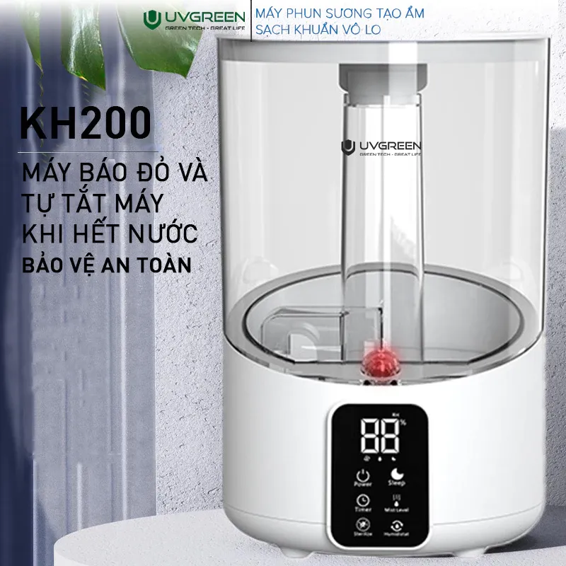 Máy Phun Sương Tạo Độ Ẩm Không Uvgreen Kh100/Kh200 18 Máy Phun Sương Tạo Độ Ẩm Không Uvgreen Kh100/Kh200