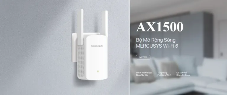 Bộ Mở Rộng Sóng Wi-Fi 6 MERCUSYS ME60X | AKIA