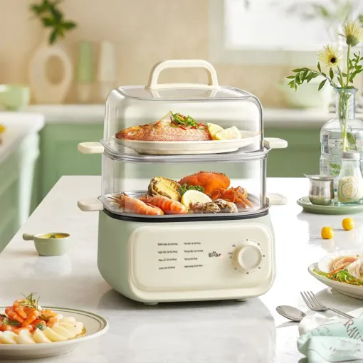 Nồi Hấp Đa Năng Bear EFS – 4H30D – 4 Tầng – 30L – Công Suất 1500W