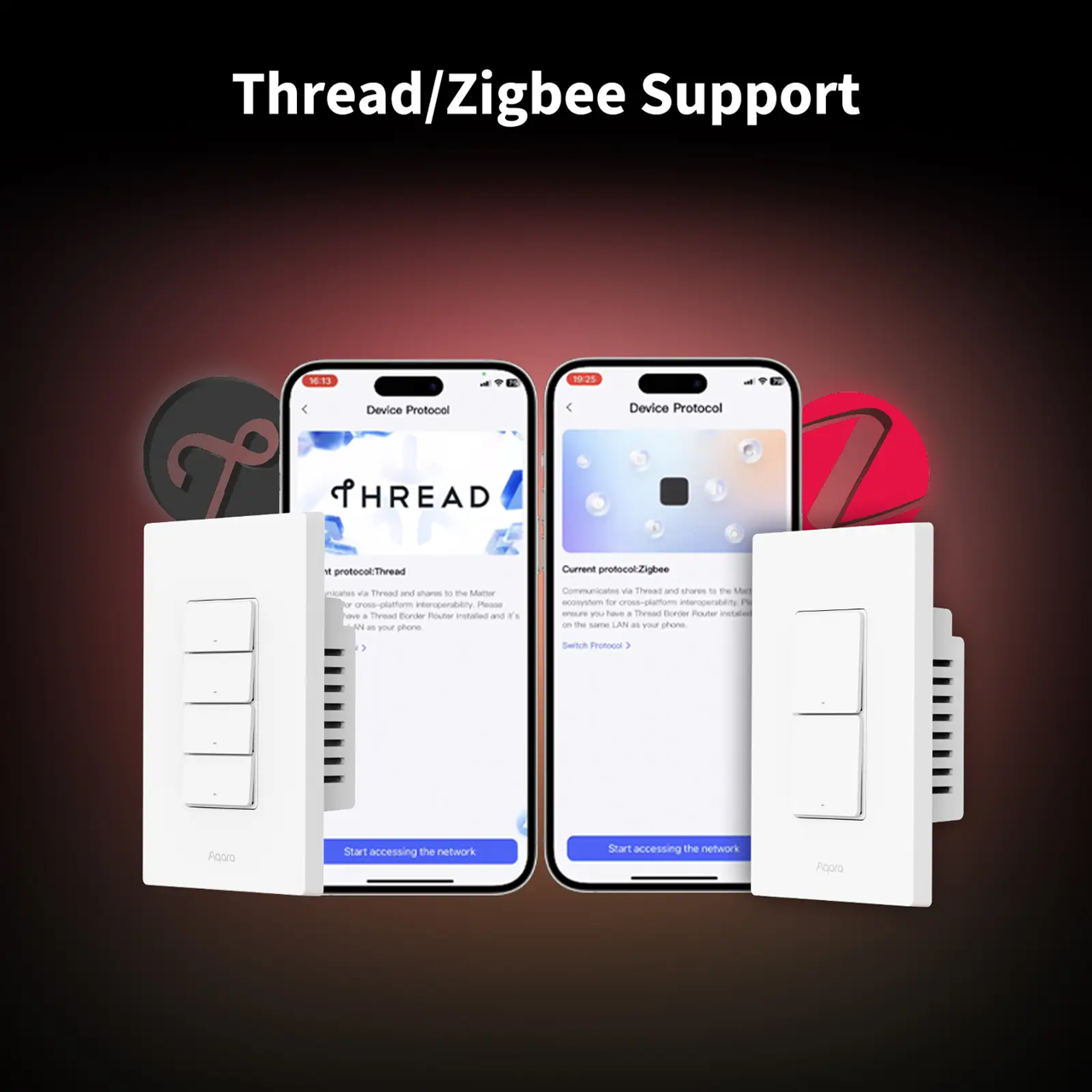 Công Tắc Chữ Nhật Thông Minh Aqara Light Switch H2 5 Công Tắc Chữ Nhật Thông Minh Aqara Light Switch H2