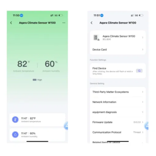 Cảm biến nhiệt độ và độ ẩm Aqara W100 – Màn hình hiển thị tích hợp – Giám sát môi trường chính xác