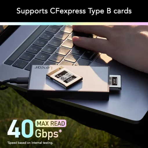 Đầu đọc thẻ nhớ CFexpress Type B Lexar Professional Workflow USB 4.0 Type-C LPWF740N-6ANGL