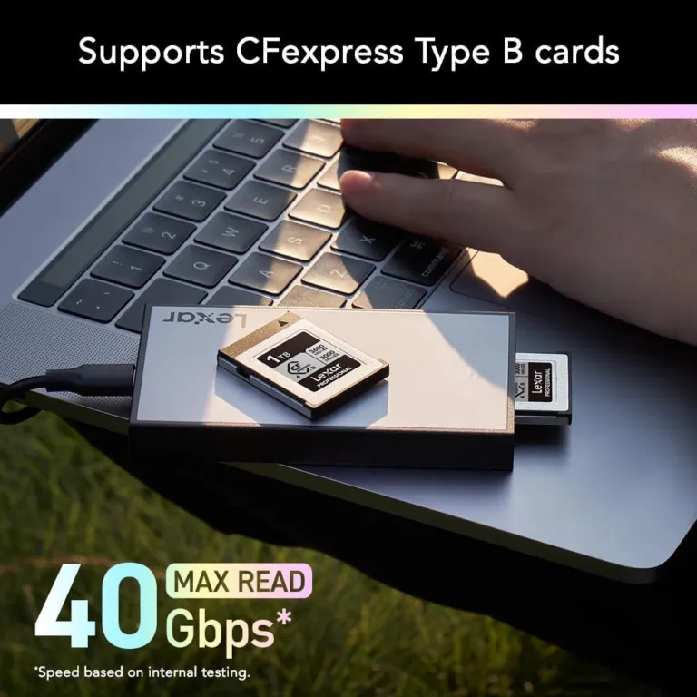 Đầu đọc thẻ nhớ CFexpress Type B Lexar Professional Workflow USB 4.0 Type-C LPWF740N-6ANGL | AKIA