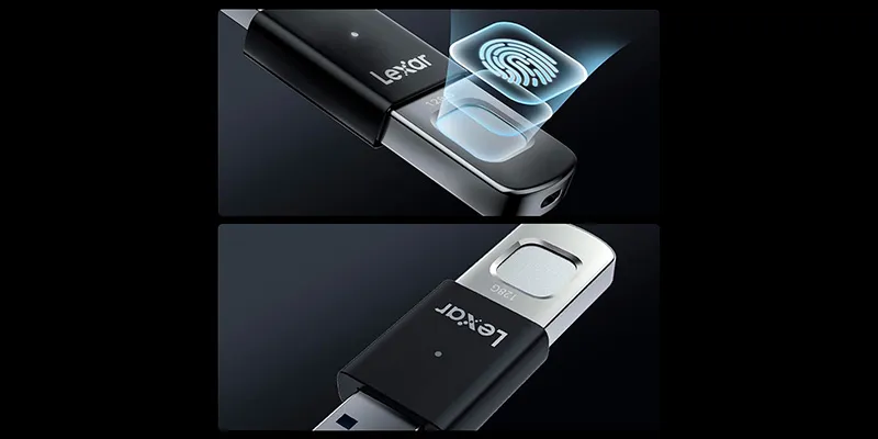 Usb-3-2-Lexar-Jumpdrive-Fingerprint-F35-Pro-128Gb-400Mb-S-Ljdf35P128G-Rnbng-06 Usb 3.2 Lexar Jumpdrive Fingerprint F35 Pro 128Gb 400Mb/S Ljdf35P128G-Rnbng