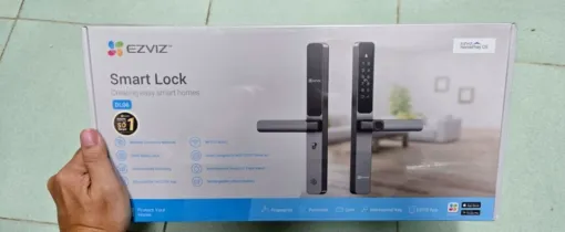 Khóa cửa vân tay Ezviz DL06 Pro – Mật mã – Thẻ từ – Cảm biến nhạy bén