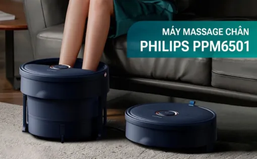 Bồn ngâm chân Massage PHILIPS PPM6501 gấp gọn