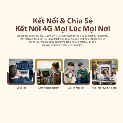 Bộ phát WiFi Di Động D-Link DWR-930M - Kết nối mọi lúc, mọi nơi