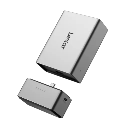 Đầu đọc thẻ nhớ Lexar Professional Workflow Go – Docking Station với Pin 5000mAh – Hỗ trợ SD – microSD – CFexpress