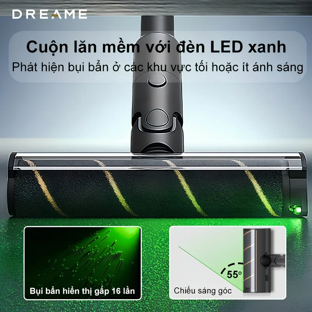 Máy Hút Bụi Dreame V18S Aqua – Lau Sàn Đa Năng 2 Trong 1 – Lực Hút Mạnh Mẽ 13 Máy Hút Bụi Dreame V18S Aqua – Lau Sàn Đa Năng 2 Trong 1 – Lực Hút Mạnh Mẽ - Akia Smart Home