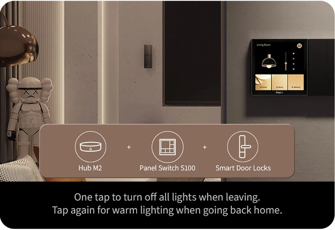 Công Tắc Màn Hình Cảm Ứng Aqara S100 - Panel Switch Aqara S100 19 Công Tắc Màn Hình Cảm Ứng Aqara S100