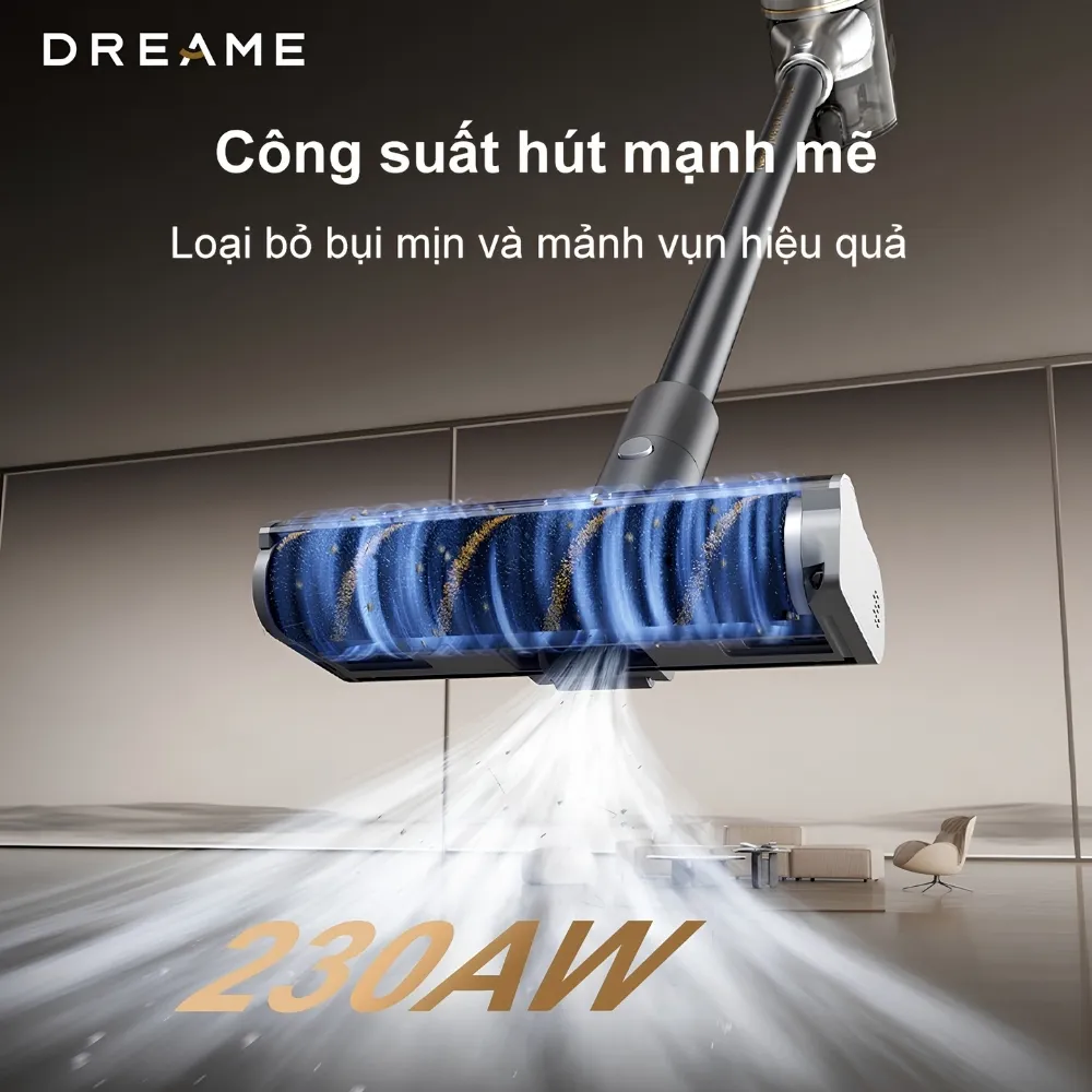 Máy Hút Bụi Dreame V18S Aqua – Lau Sàn Đa Năng 2 Trong 1 – Lực Hút Mạnh Mẽ 11 Máy Hút Bụi Dreame V18S Aqua – Lau Sàn Đa Năng 2 Trong 1 – Lực Hút Mạnh Mẽ - Akia Smart Home