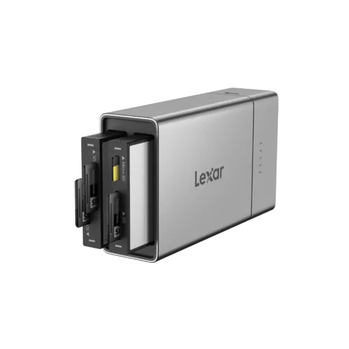 Đầu đọc thẻ nhớ Lexar Professional Workflow Go – Docking Station với Pin 5000mAh – Hỗ trợ SD – microSD – CFexpress