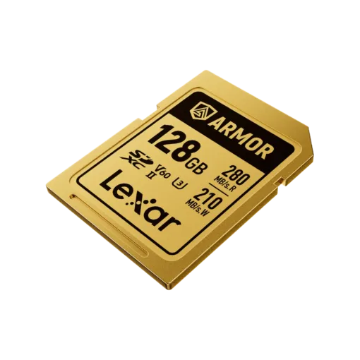 Thẻ Nhớ Lexar ARMOR GOLD SDXC UHS – II 128GB – Chống Nước – Chống Sốc