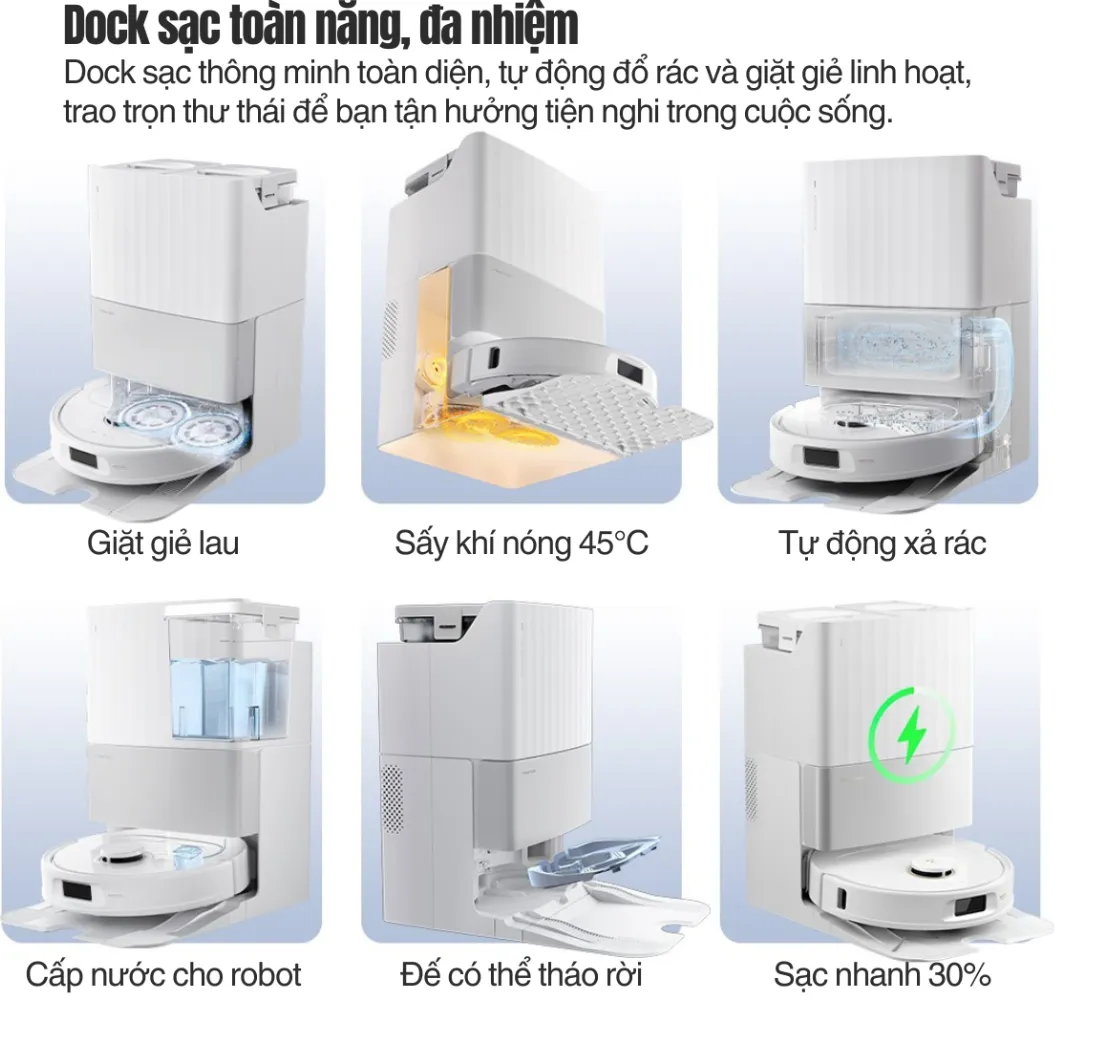 Robot hút bụi lau nhà Roborock Q Revo 5AE