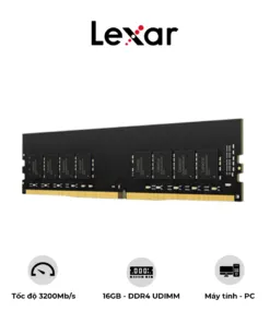 Bộ nhớ Ram máy tính Lexar DDR4 UDIMM 16GB tốc độ 3200Mhz