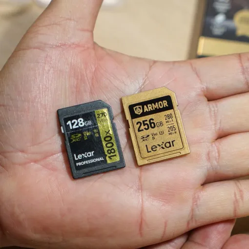 Thẻ Nhớ Lexar ARMOR GOLD SDXC UHS – II 128GB – Chống Nước – Chống Sốc