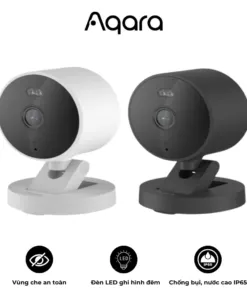 Aqara G100 2K – Camera Thông Minh Trong/Ngoài Trời – IP65 – Góc 140° – Night Vision (IR + Full Màu) – Lưu trữ MicroSD & NAS – Tương Thích HomeKit/Goog