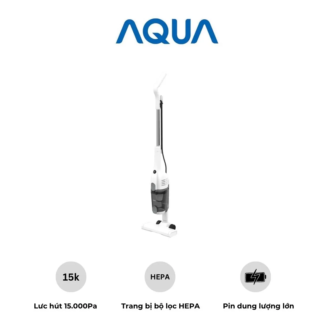 Máy hút bụi cầm tay AQUA AQS-CCX600R(W)-VN