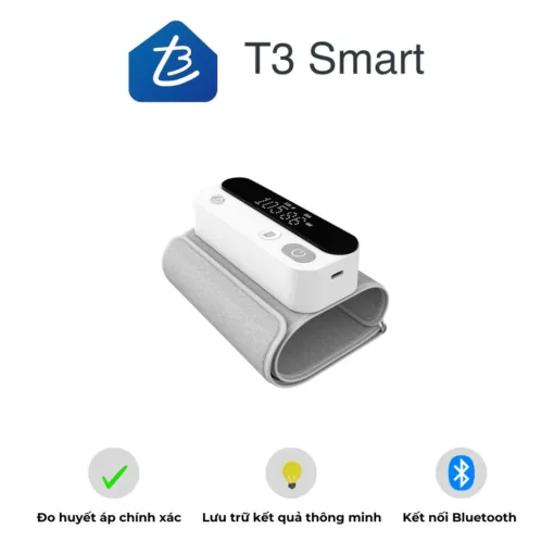 Máy Đo Huyết Áp T3 Smart BP1 - Đo Nhịp Tim, Kết Nối App