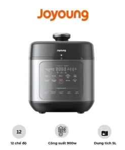 Nồi Cơm Áp Suất Joyoung JHPC‑5100 – 5L Dung Tích – 900W Công Suất – 12 Chương Trình Nấu