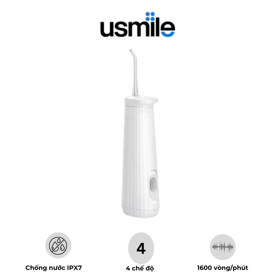 Máy tăm nước sóng siêu âm Usmile CY0 - Trắng